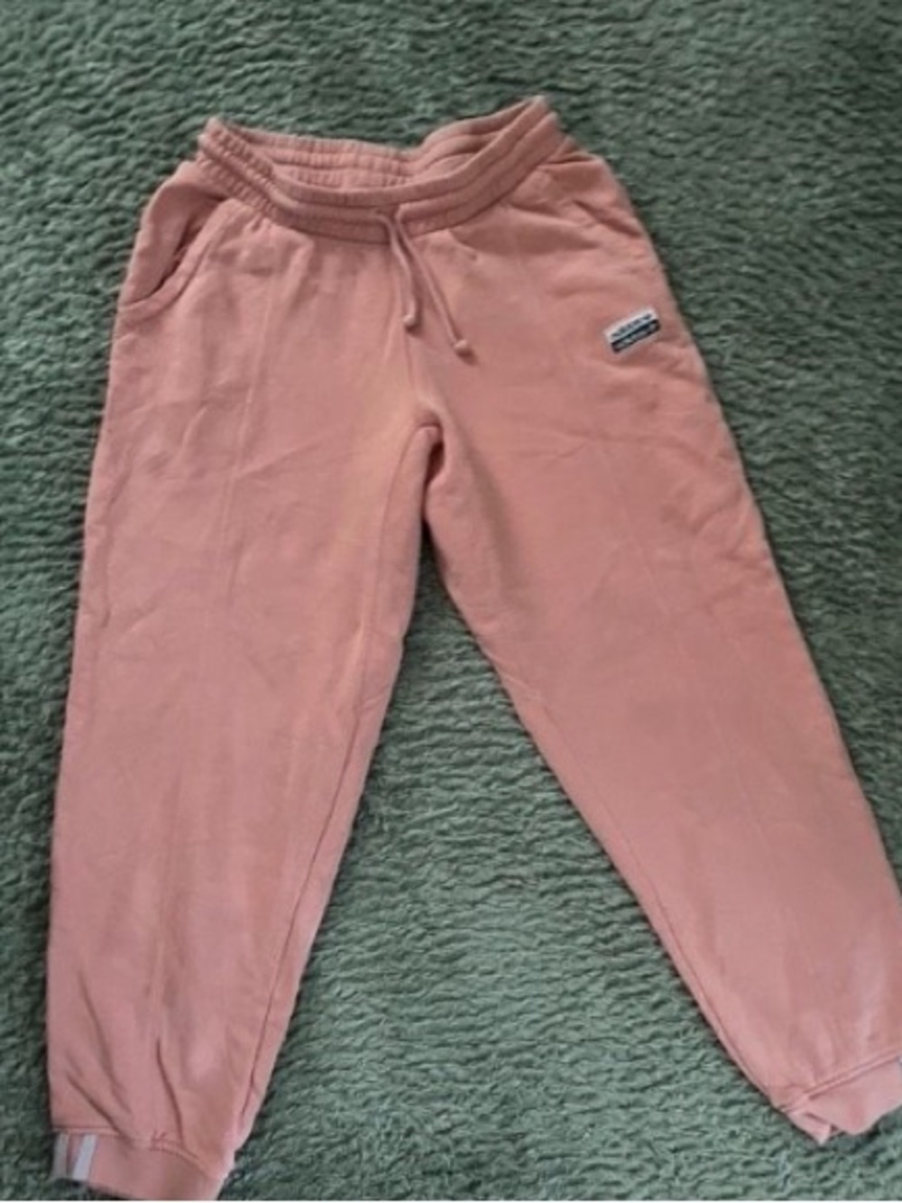 Kids Pink Drawstring Jogger Sweatpants